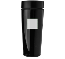 Doppelwandiger Reisebecher aus Edelstahl